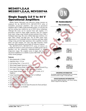 MC33072DR2 datasheet  